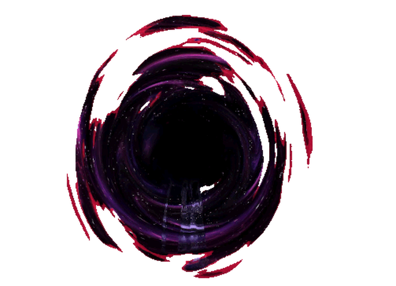 A picture of a digitally created dark rift